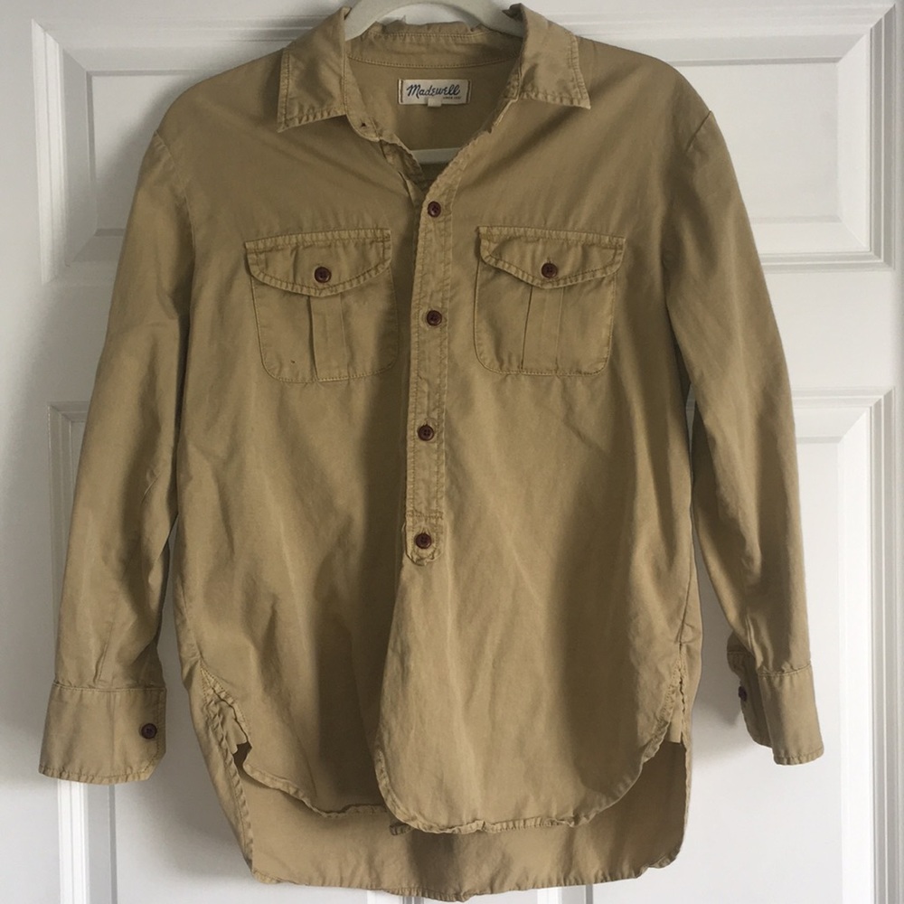 Madewell Chambray Shirt - Sand Color